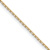 14k Yellow Gold 1.2mm Solid Diamond-Cut Cable 26 Inch Chain