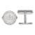 Rhodium Over Sterling Silver LogoArt Penn State University Crest Cuff Links