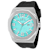Invicta Huracan 48mm Turquoise Dial Silicone Band Quartz Watch