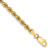 10k Yellow Gold 3.65mm Rope Link Bracelet