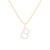 Letter B Initial Cultured Freshwater Pearl 18K Gold Over Sterling Silver
Pendant With  18" Chain