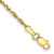 10k Yellow Gold 2.0mm Diamond-Cut Rope Link Bracelet