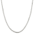 Sterling Silver 3.25mm Beveled Oval Cable Chain Necklace