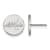 Rhodium Over Sterling Silver NHL Washington Capitals LogoArt Extra Small
Post Earrings
