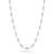 Sterling Statements Rhodium Over Sterling Silver Marquise CZ Choker Necklace