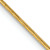 14k Yellow Gold 0.8mm Solid Diamond-Cut Octagonal Snake 16 Inch Chain