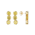 Yellow Cubic Zirconia 18k Yellow Gold Over Silver November Birthstone
Earrings 7.99ctw