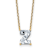 White Lab-Grown Diamond F VS 14K Yellow Gold "Z" Initial
Necklace 1.90ct