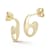 Rachel Zoe Mariner Link Stud Earrings in 14K Gold Over Sterling Silver