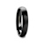 RAIDER Domed Brush Finished Black Tungsten Wedding Band 2mm