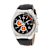 Technomarine Men's Black and Orange Chronograph Black Leather Strap Watch