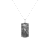 Vezeto Dog Tag Hazy Silver Meteorite