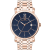 Oceanaut Men's Expedition Blue Dial, Rose Stainless Steel Watch