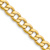 14k Yellow Gold 7.5mm Curb Link 20 Inch Chain