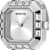 Invicta Mini 21.5mm White Dial Stainless Steel Band Quartz Ring Watch