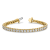 14K Yellow Gold Lab Grown Diamond VS/SI GH, Tennis Bracelet