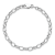 Rhodium Over Sterling Silver 5mm Rolo Chain Bracelet