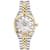 GV2 Naples White Dial Yellow Bezel Two-Tone Stainless Steel Watch