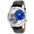 Christian Van Sant Men's Sprocket Auto-Quartz Navy Blue Dial, Black
Leather Strap Watch