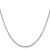 14k White Gold 1.45mm Solid Diamond Cut Cable Chain 18 Inches