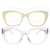 Champagne Glow Weslyn Reader and Eyewear Applique Set +2.50 strength