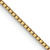 18K Yellow Gold 0.7mm Solid Box 24 Inch Chain