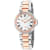 Christian Van Sant Women's Cybele White Dial, Silver-tone/Rose Stainless
Steel Watch