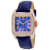 Christian Van Sant Women's Radieuse Blue Dial, Rose Bezel, Blue Leather
Strap Watch