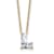 White Lab-Grown Diamond F VS 14K Yellow Gold "L" Initial
Necklace 1.65ct