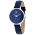 Roberto Bianci Women's Gemma Blue Dial, Blue Leather Strap Watch