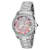 Invicta Angel 34mm Pink Dial Stainless Steel Band Quartz Watch