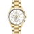 Oceanaut Men's Escapade White Dial, Yellow Stainless Steel Watch