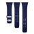 Gametime Denver Broncos Navy Debossed Silicone Apple Watch Band (38/40mm
M/L). Watch not included.