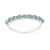 Round Blue Topaz Sterling Silver Anniversary Style Stackable Band Ring, 0.90ctw