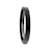 SAN ANTONIO Flat Black Tungsten Carbide Band with Brushed Finish 2mm