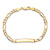 10k Yellow Gold Figaro Link ID Bracelet