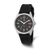 Charles Hubert Stainless Steel Black Dial Watch