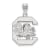 Rhodium Over Sterling Silver LogoArt University of South Carolina Large Pendant