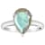 12x8mm Pear Shape Labradorite Rhodium Over Sterling Silver Ring