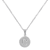 Initial C Charm Pendant Necklace In Silver-Tone