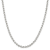 Sterling Silver 4mm Diamond-cut Rolo Chain Necklace
