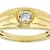 Timeless Lab-Grown Diamond Men's Solitaire Ring In 14K Gold Over
Sterling Silver