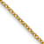14k Yellow Gold 1mm Solid Round Open Link Cable 14 Inch Chain
