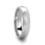 CHANDLER Domed Hammered Finish White Tungsten Ring 6mm