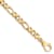 10k Yellow Gold 8.5mm Hand Polished Fancy Franco Link Bracelet