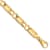 10k Yellow Gold 10.4mm Hand-polished Fancy Link Bracelet