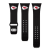 Gametime Kansas City Chiefs Black Silicone Apple Watch Band (42/44mm
M/L). Watch not included.