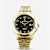 Croton Decider Yellow Stainless Steel Watch with Black Dial and Diamond Markers