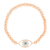 Sterling Statements 14K Rose Gold Over Sterling Silver Lab Turquoise CZ
Evil Eye Stretch Bracelet