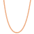 14K Rose Gold Over Sterling Silver 1.7mm Curb Chain Necklace